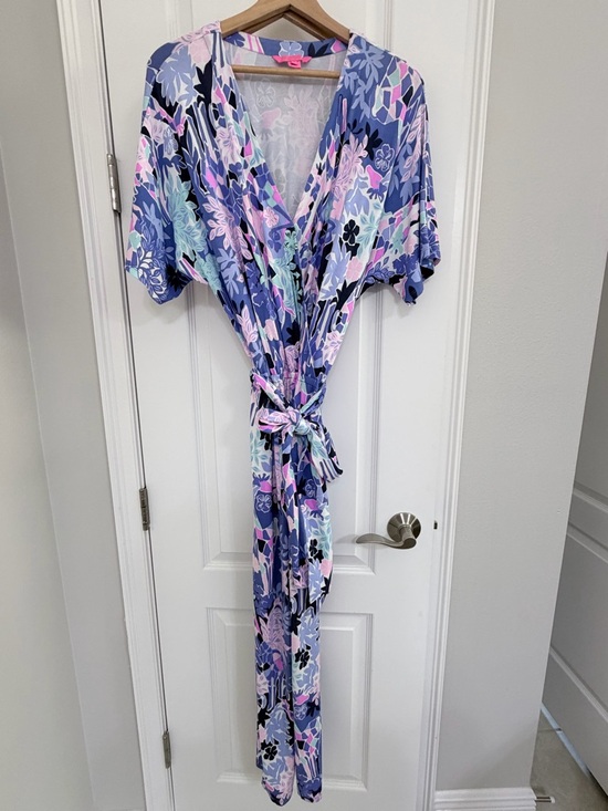 Lilly Pulitzer Pants - Lilly Pulitzer Pastel Floral Jumpsuit in Lavender, Pink & Aqua